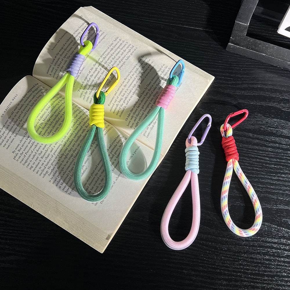 Phone Accessories And Gadget - Mesh Landyard Fluorescent Pendant Mobile Phone