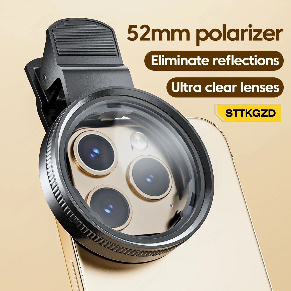 Phone Accessories And Gadget - New 52mm CPL Mobile Phone Lens