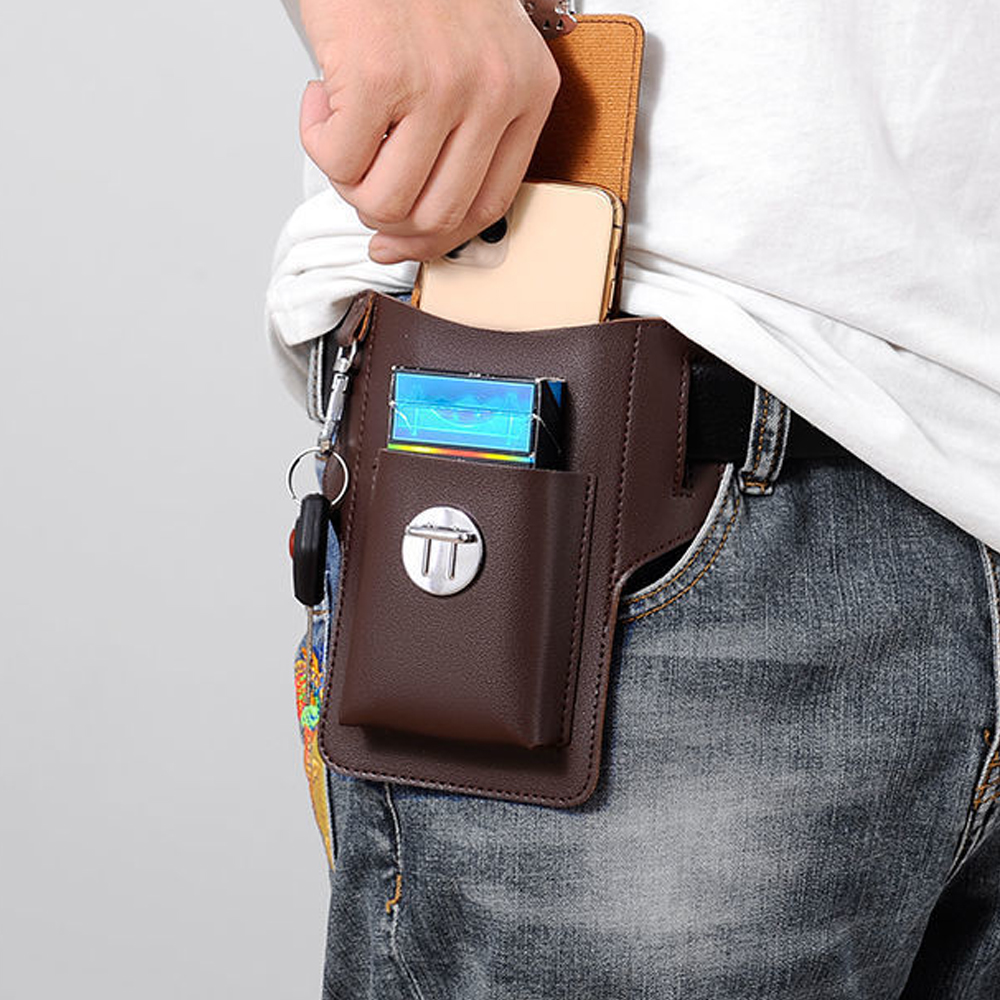 New Men Waist Bag Mobile Phone - огляд і ціна Phone Accessories Men