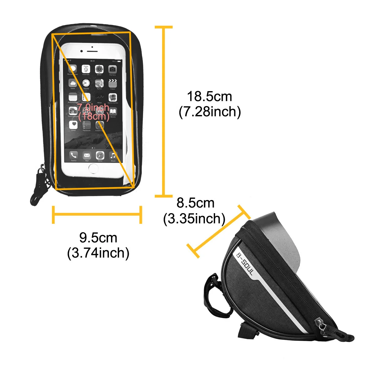 Bicycle Frame Front Top Tube B - огляд і ціна Youtube Phone Accessories