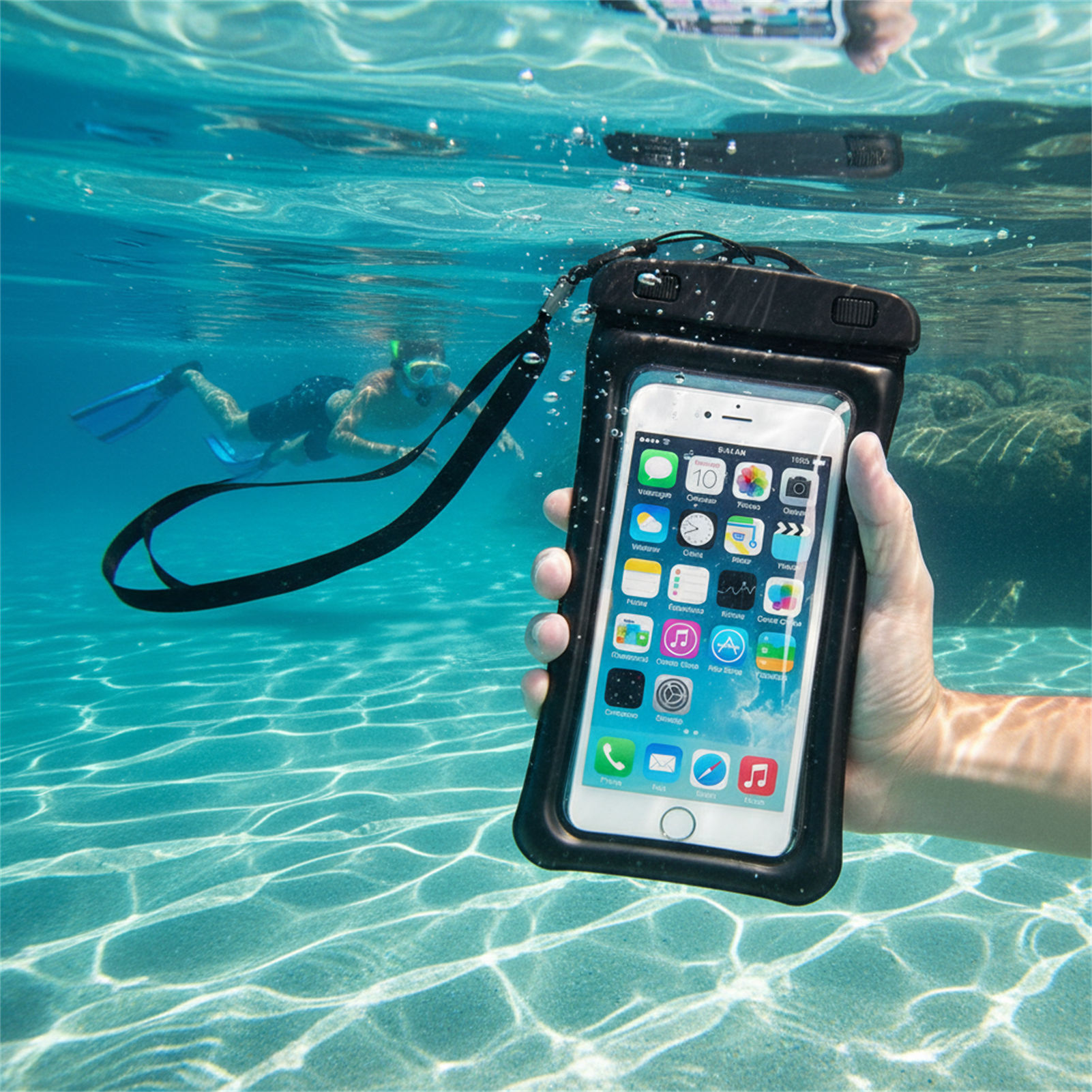 Blue Black Waterproof Phone Ba - огляд і ціна Phone Accessories Men