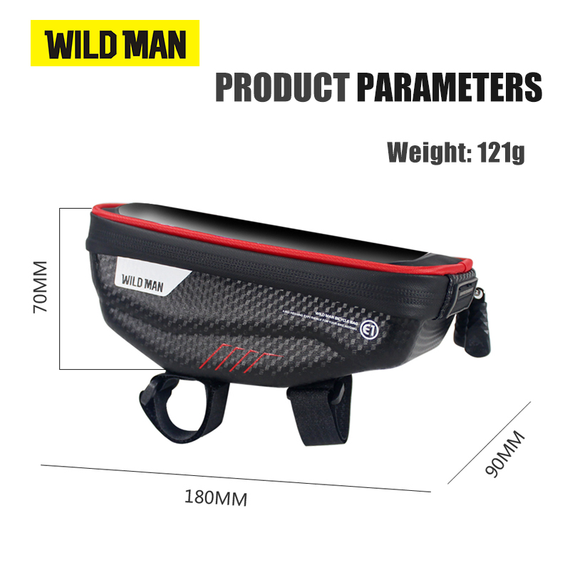 WILD MAN Bicycle Bag 6.0 Inch  - огляд і ціна Youtube Phone Accessories