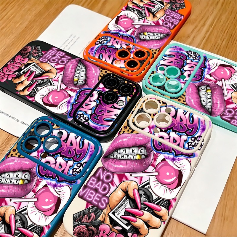 Hip Hop Pink Lips Baby Girl Gr - огляд і ціна Phone Accessories Kiosk