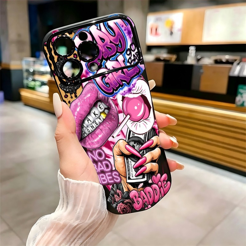 Hip Hop Pink Lips Baby Girl Gr - огляд і ціна Phone Accessories Kiosk