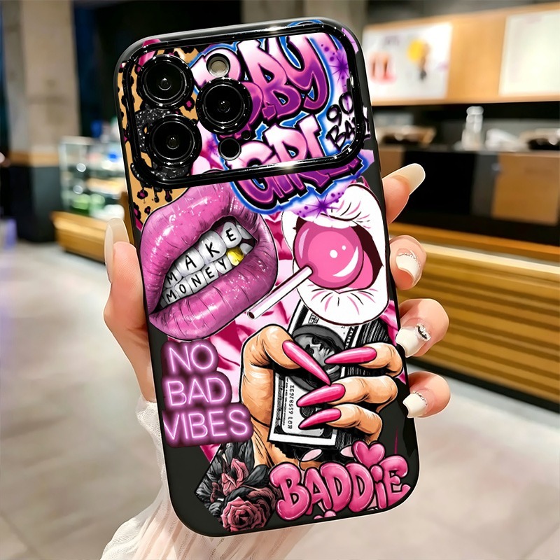 Hip Hop Pink Lips Baby Girl Gr - огляд і ціна Phone Accessories Kiosk