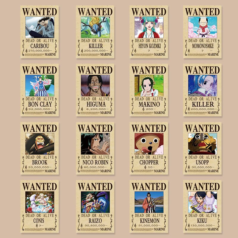 140pcs One Piece Bounty Sticke - огляд і ціна Phone Accessories Poster