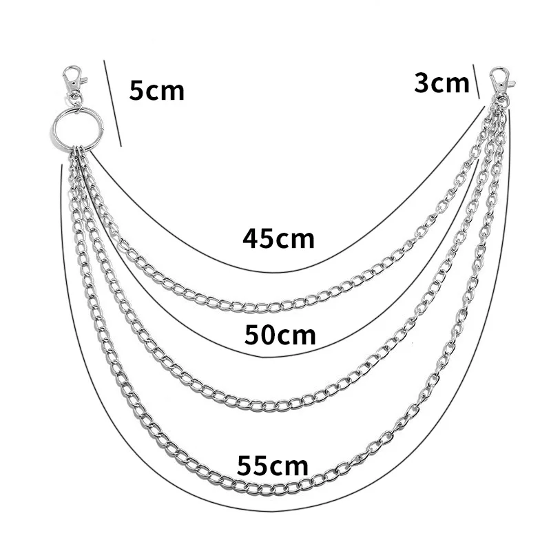 Layer Metal Belt Chain Punk Ho - огляд і ціна Phone Accessories Men