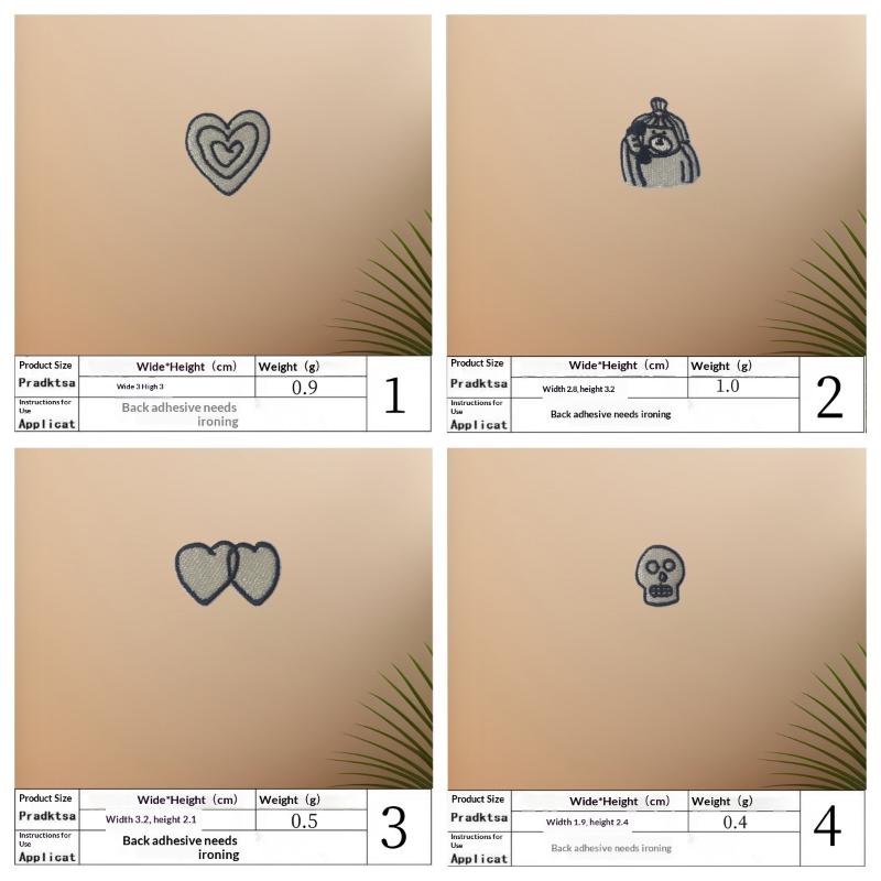 1Set Heart Cat Skull Birds Emb - огляд і ціна Phone Accessories