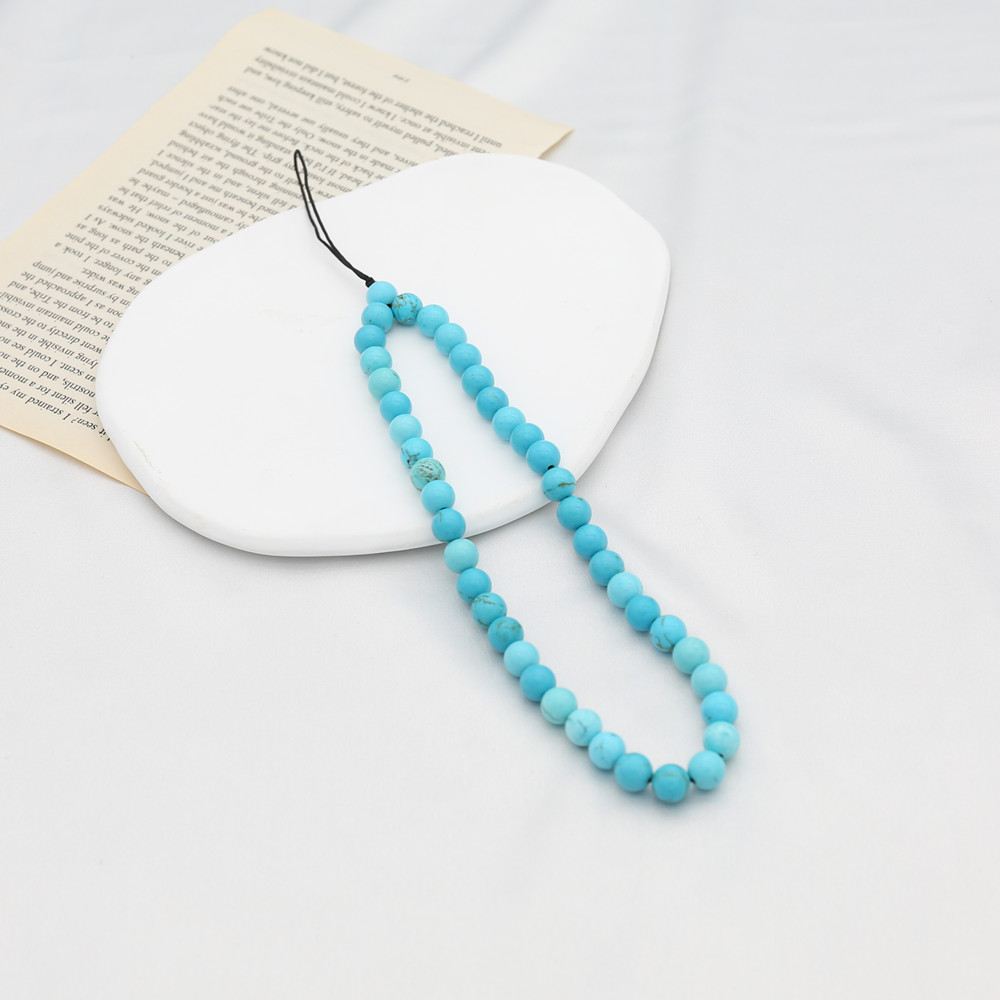 8MM Blue Turquoise Beaded Mobi - огляд і ціна Phone Accessories Men