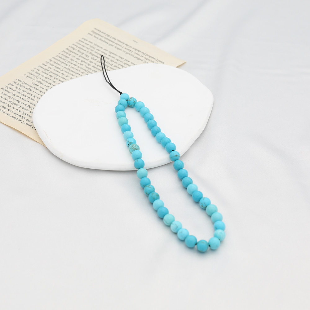 8MM Blue Turquoise Beaded Mobi - огляд і ціна Phone Accessories Men