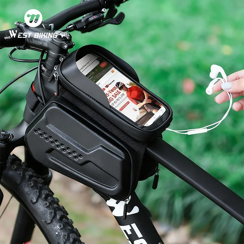 WEST BIKING Bicycle Bag Front  - огляд і ціна Youtube Phone Accessories