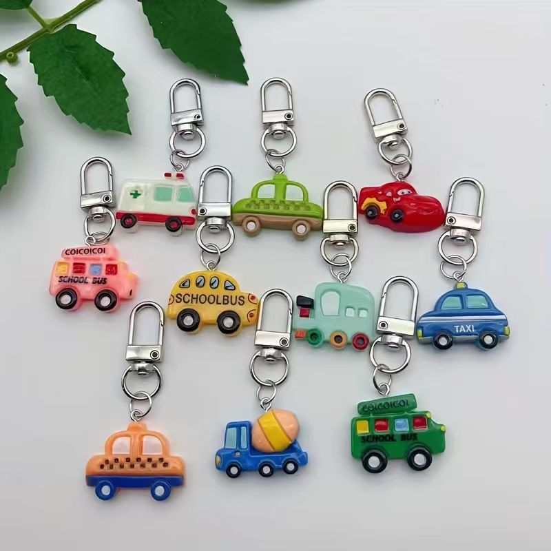 10pcs resin cartoon car keycha - огляд і ціна Phone Accessories
