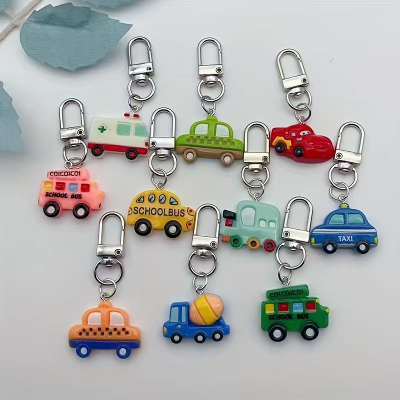 10pcs resin cartoon car keycha - огляд і ціна Phone Accessories